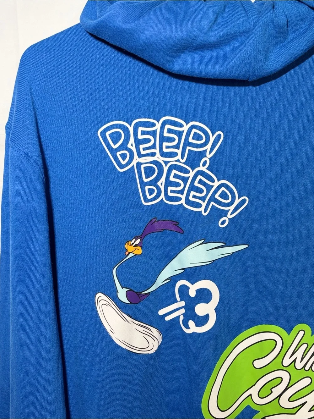Warner Bros. Bright Blue Looney Tunes Zipper Hoodie